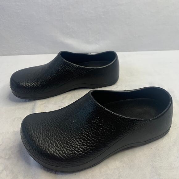 Birkenstock Womens 9 Mens 7 Profi-Birki Professional Work Clog Black Textured - Picture 3 of 9